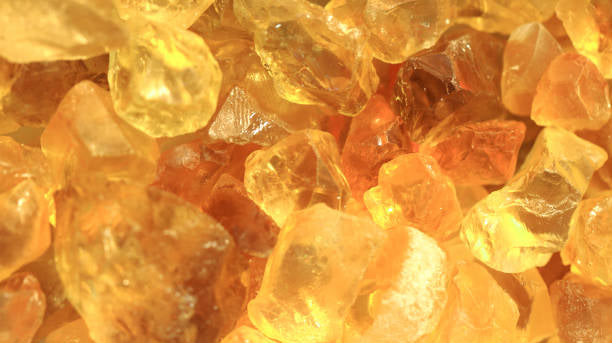 Citrine gemstone close-up showing its golden-yellow hues, symbolizing November’s birthstone of joy, abundance, and warmth.