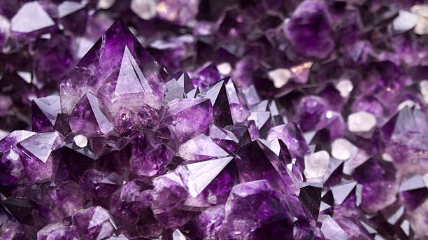 Handmade Amethyst bracelet crafted from natural gemstones, highlighting delicate artistry and tranquil purple shades.