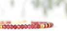 Dainty AAAA+ Malaya Garnet bracelet