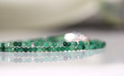 Dainty handmade African Jade bracelet
