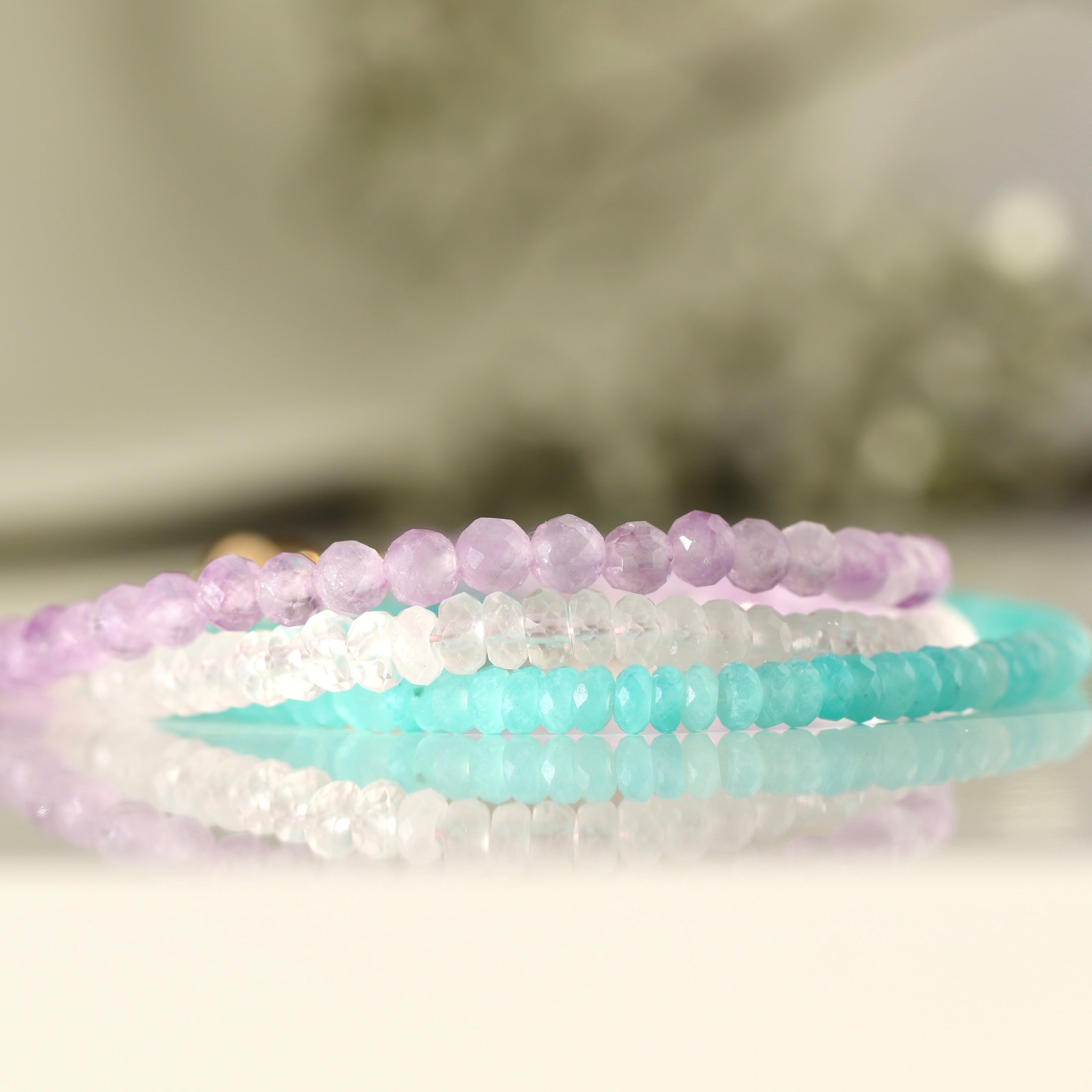 Dainty handmade Amazonite bracelet
