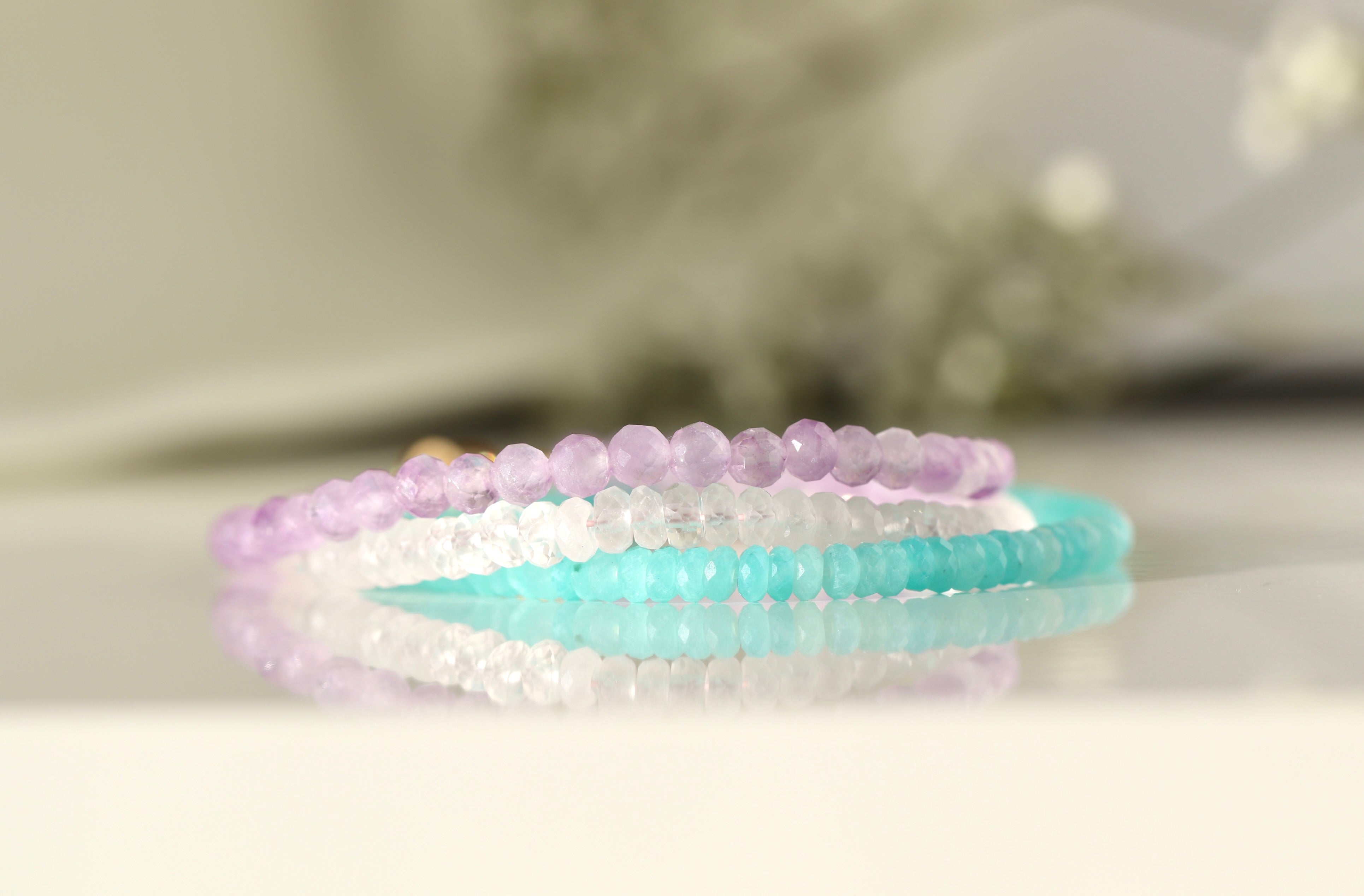 Dainty handmade Amazonite bracelet