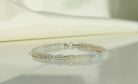 Dainty handmade Ethiopian Opal bracelet