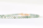 Dainty handmade Green Amethyst bracelet, minimalist style