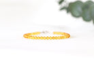 Dainty handmade Yellow Baltic Amber bracelet
