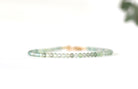 Delicate Green Amethyst bracelet by Oberia Jewelry