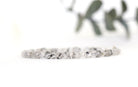 Elegant 4mm Rutilated Quartz bracelet by Oberia