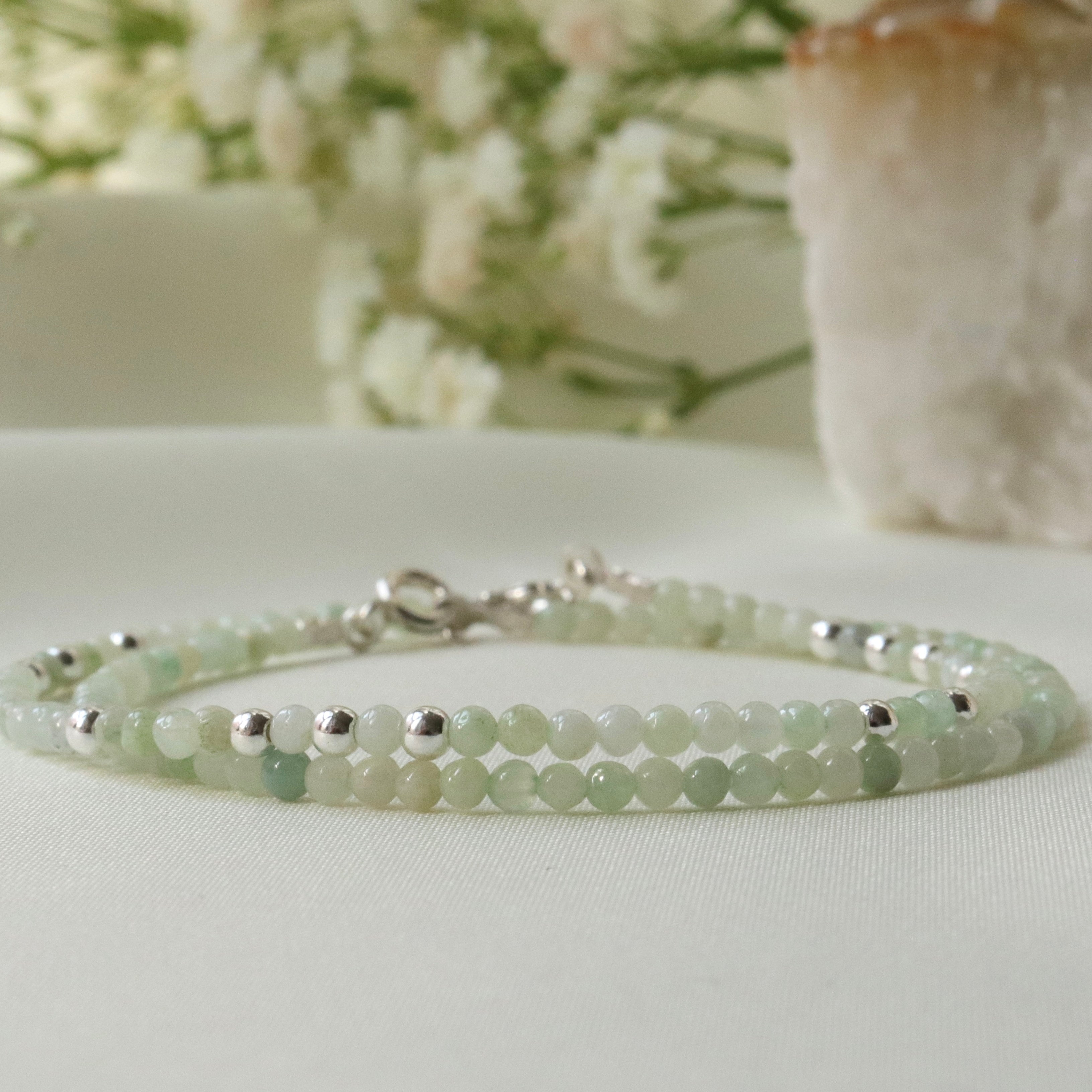 Elegant Handmade Burma Jade Bracelet — Oberia Jewelry