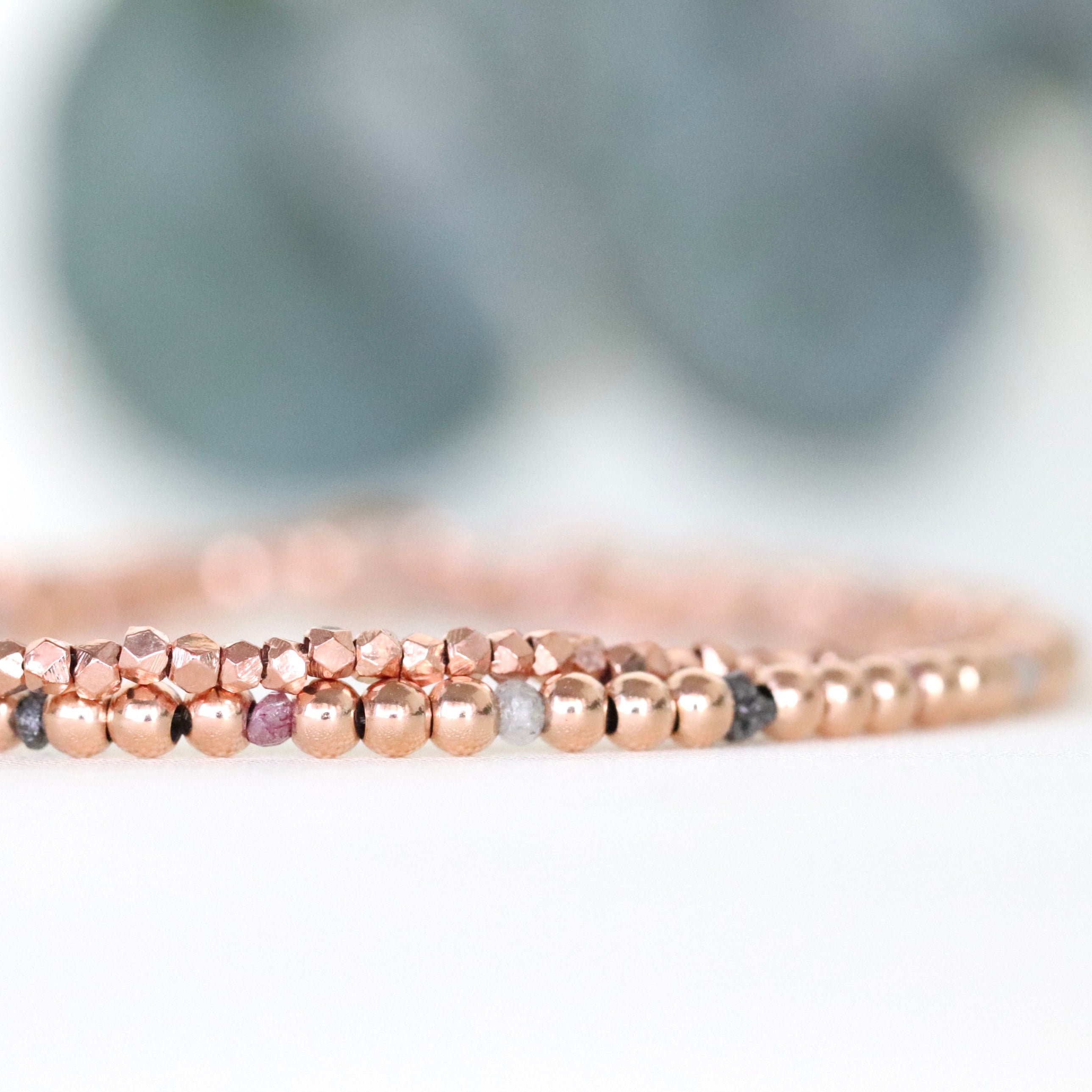 Elegant Karen Hill Tribe bracelet with gold accents