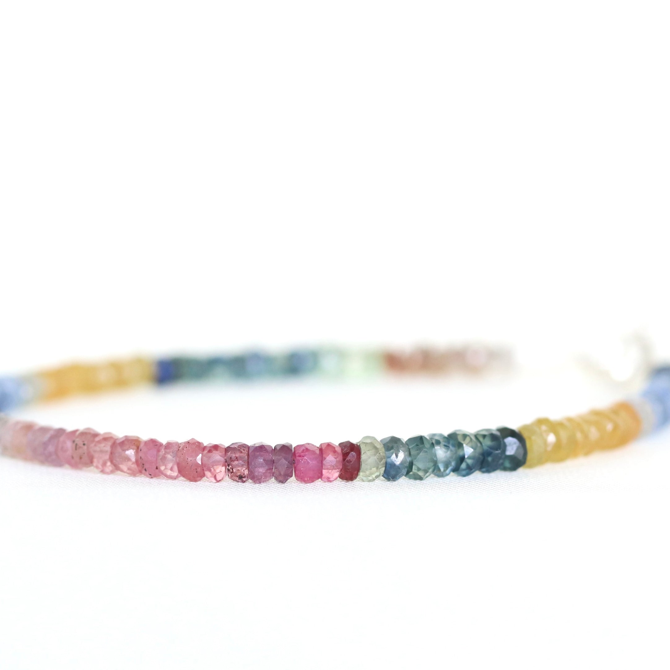 Elegant Ombre Sapphire bracelet, handcrafted