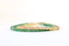 Elegant Tsavorite bracelet, handcrafted jewelry