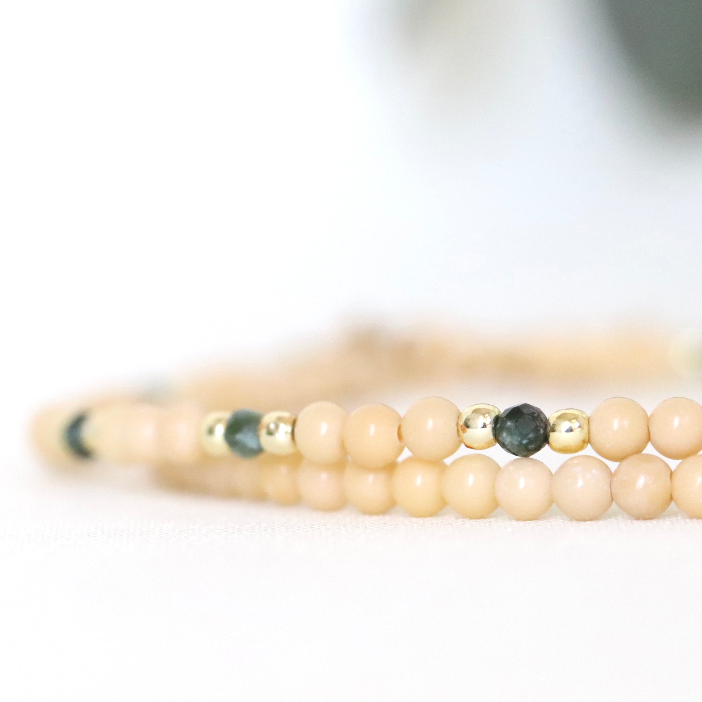 Elegant Yellow Jade bracelet, handmade jewelry