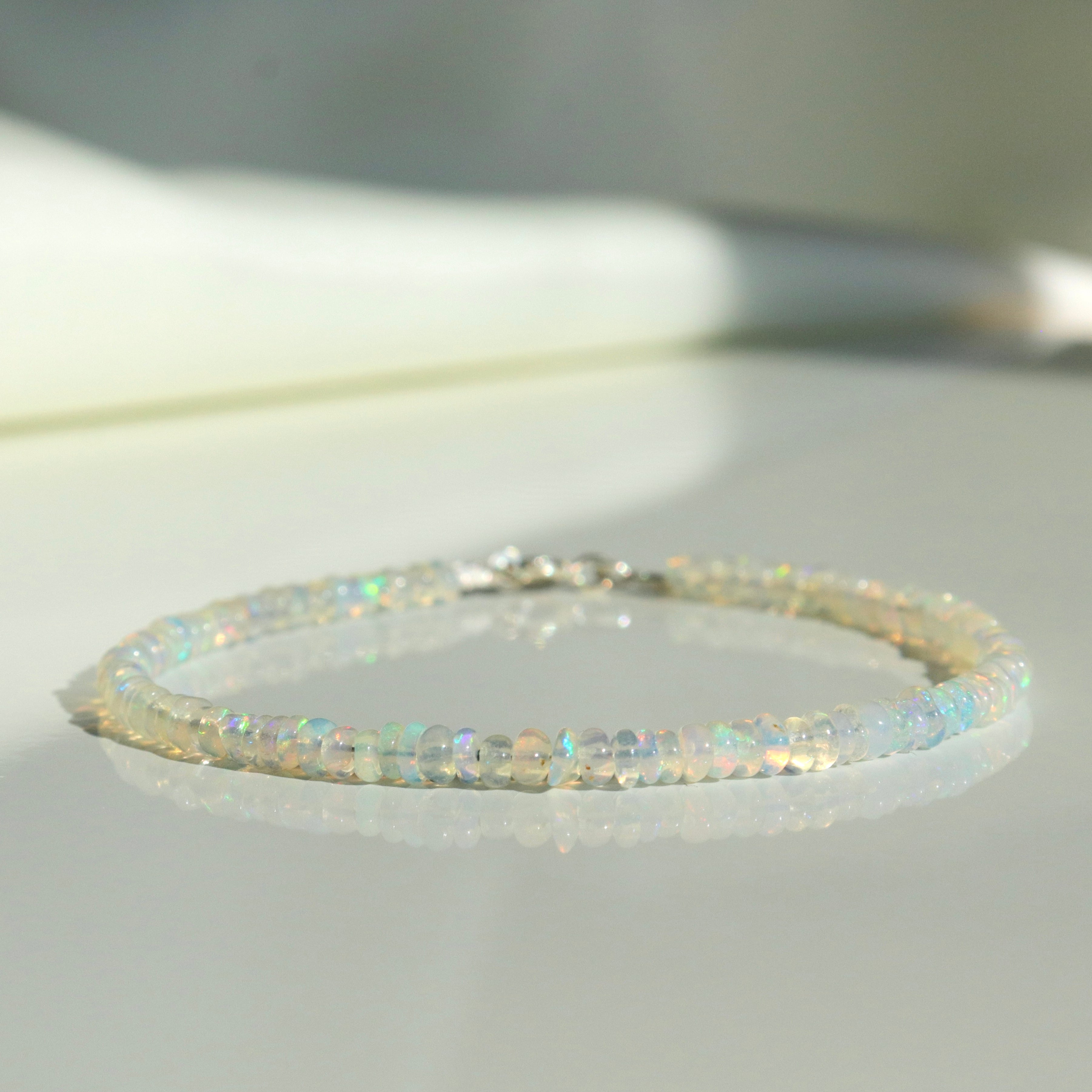 Ethiopian Opal bracelet by Oberia Jewelry