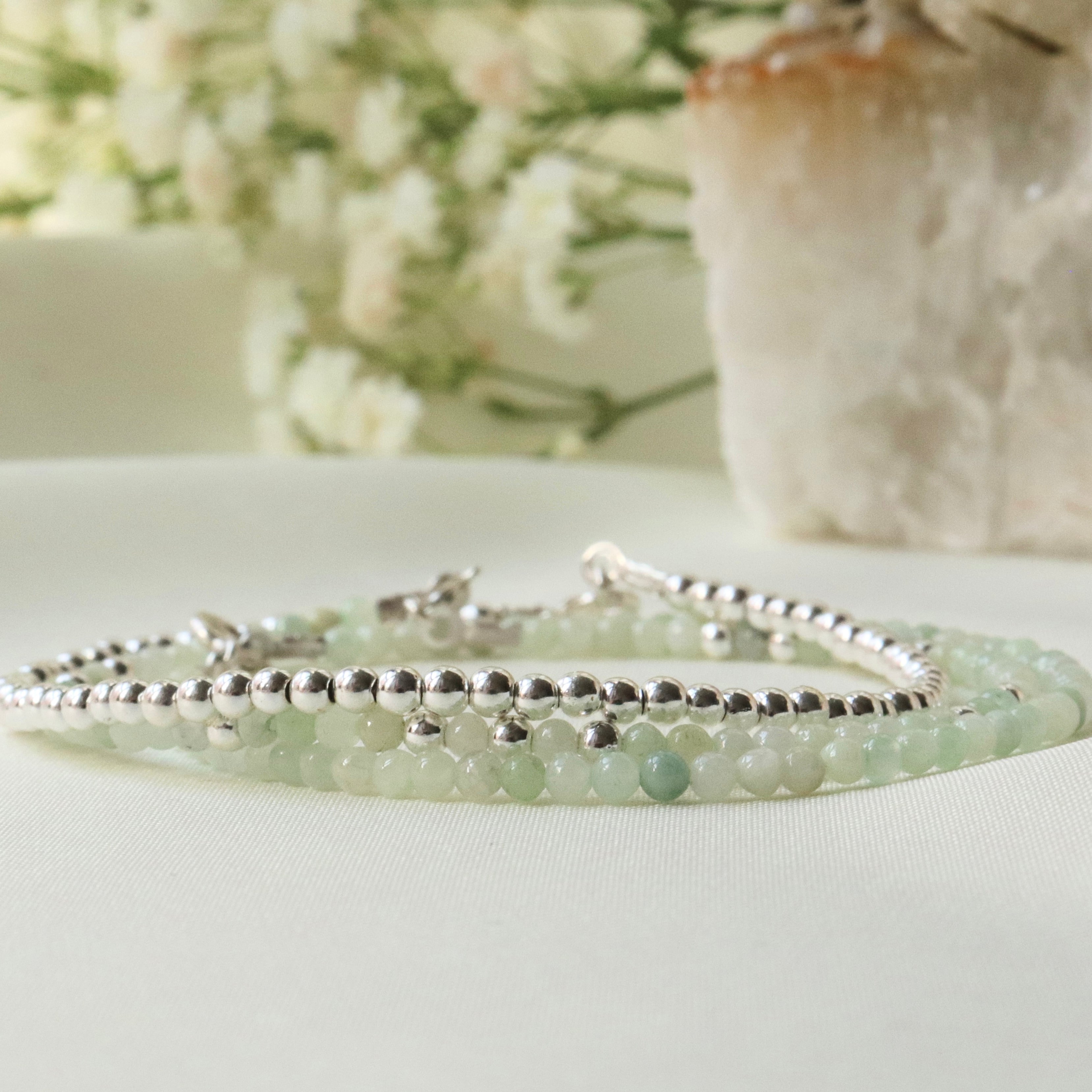 Handmade Burma Jade Bracelet — elegant Oberia Jewelry piece
