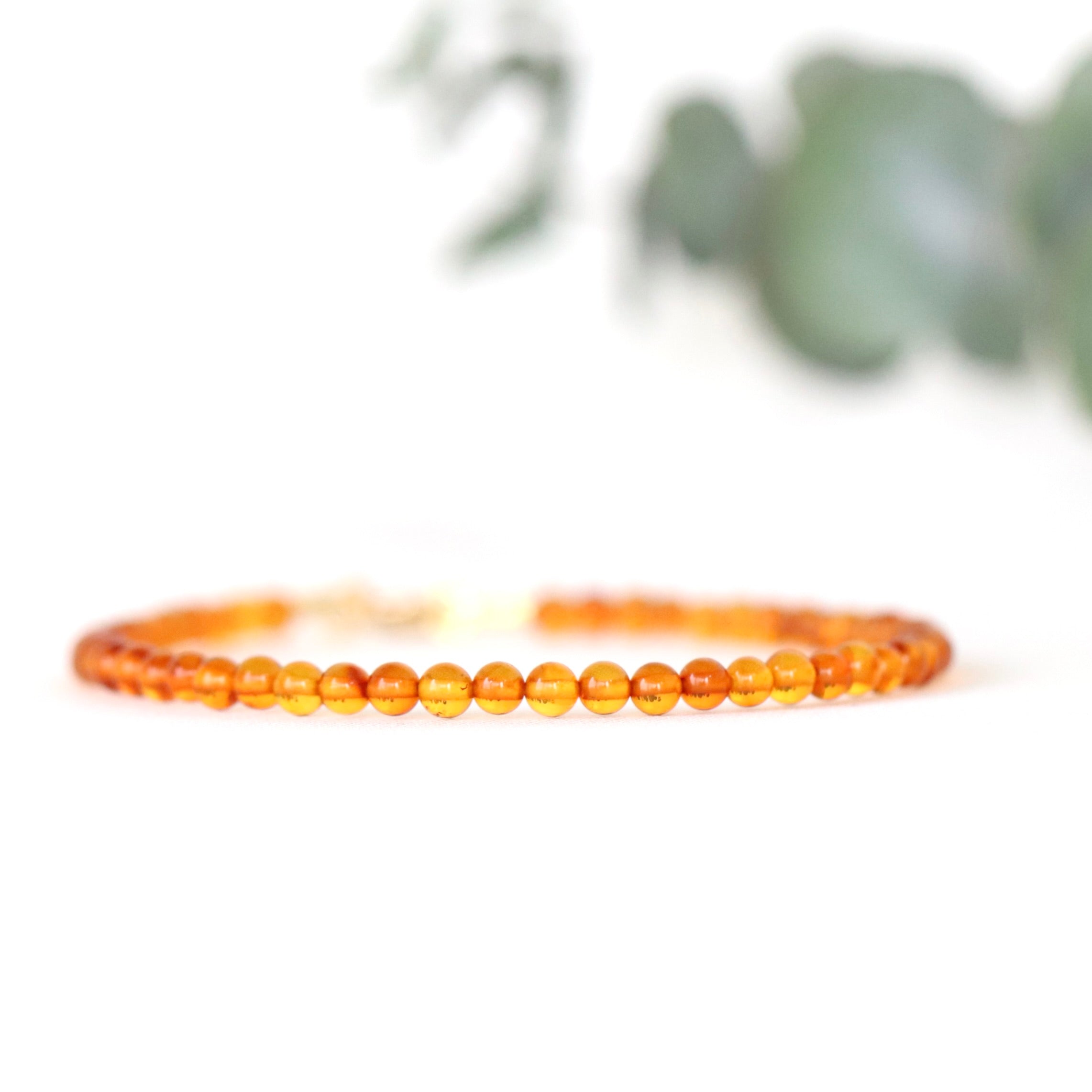 Honey Baltic Amber bracelet by Oberia Jewelry