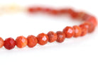 Dainty handmade Red Coral bracelet