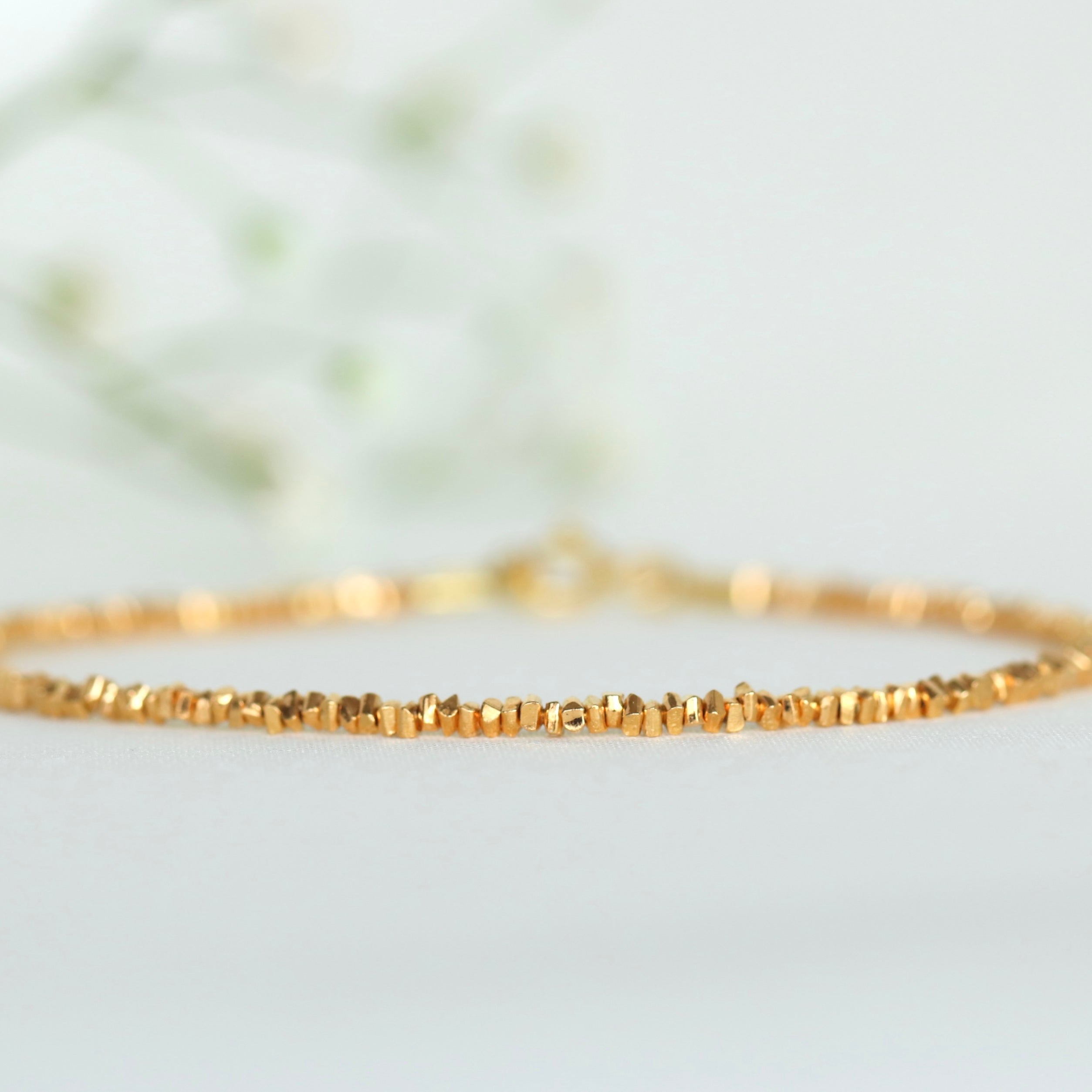 Karen Hill Tribe 24k gold vermeil thin bracelet