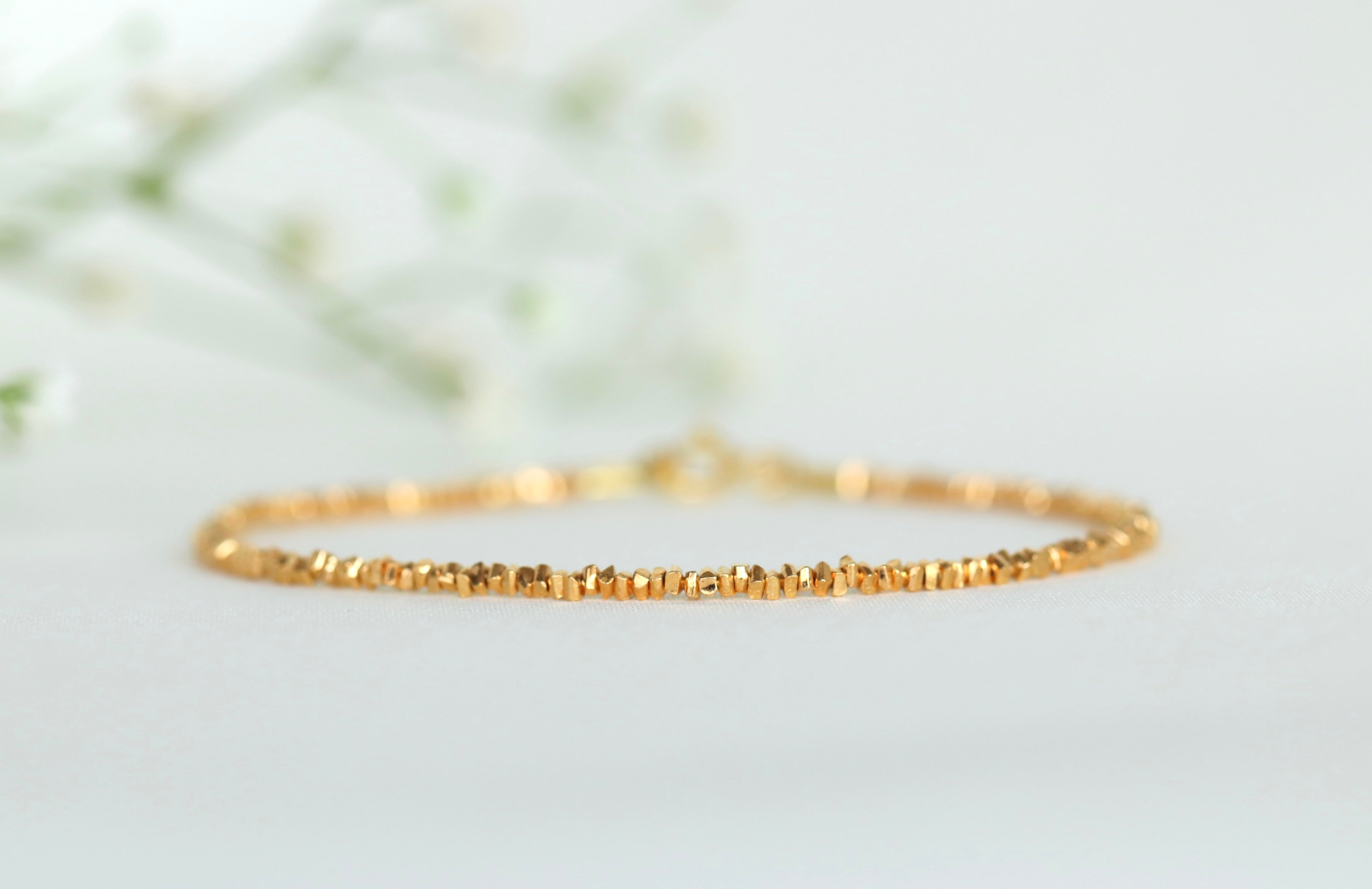 Karen Hill Tribe 24k gold vermeil thin bracelet