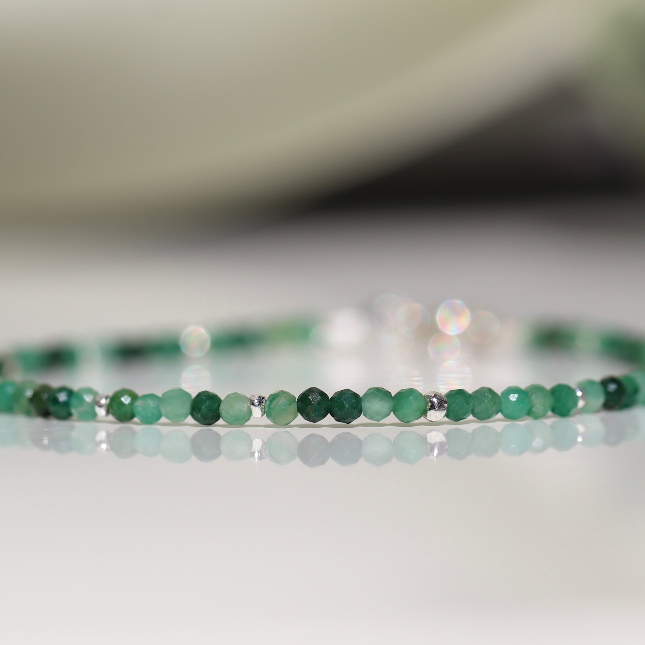 Minimalist African Jade bracelet, timeless design