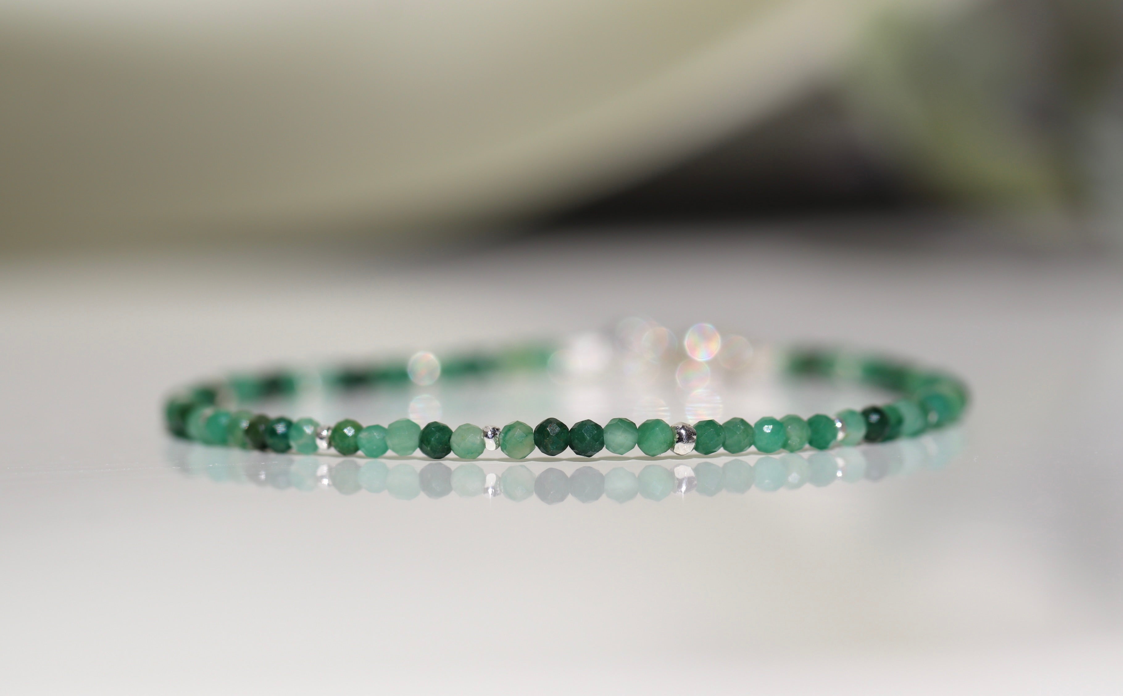 Minimalist African Jade bracelet, timeless design
