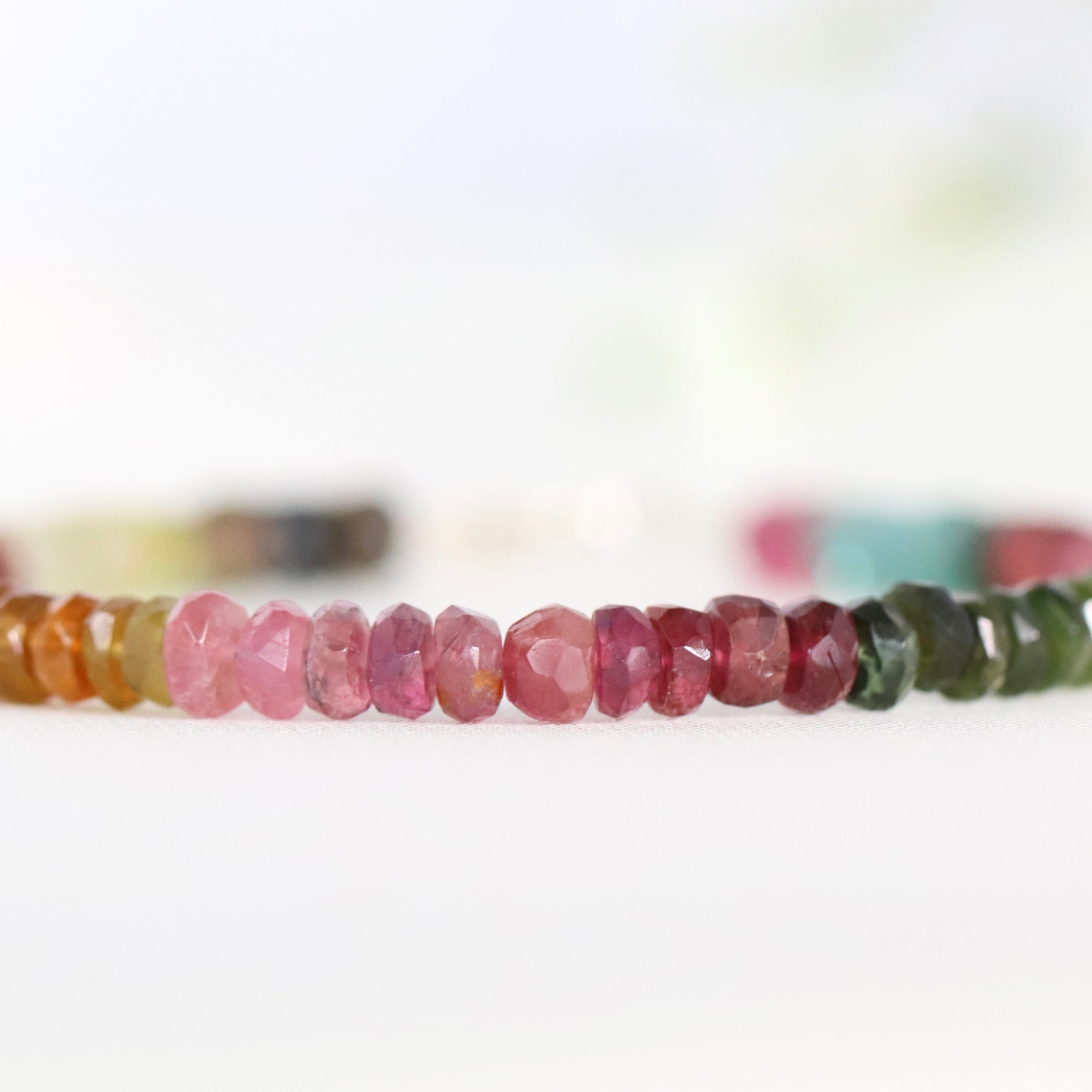 Minimalist Multi Tourmaline bracelet