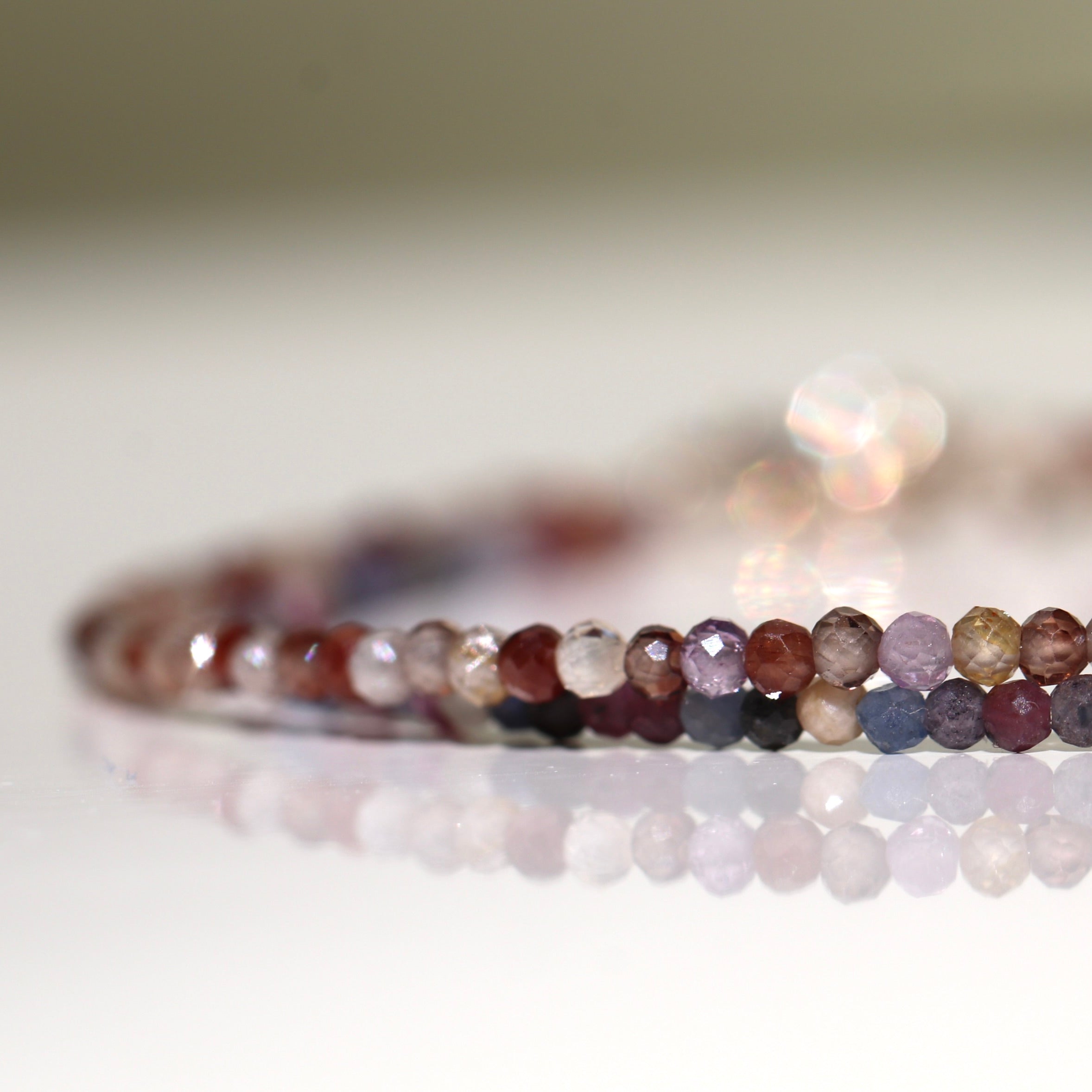 Minimalist natural Zircon bracelet by Oberia, perfect for everyday elegance