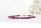 Minimalist Ruby bracelet, timeless design
