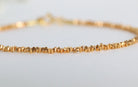 Minimalist thin gold vermeil bracelet