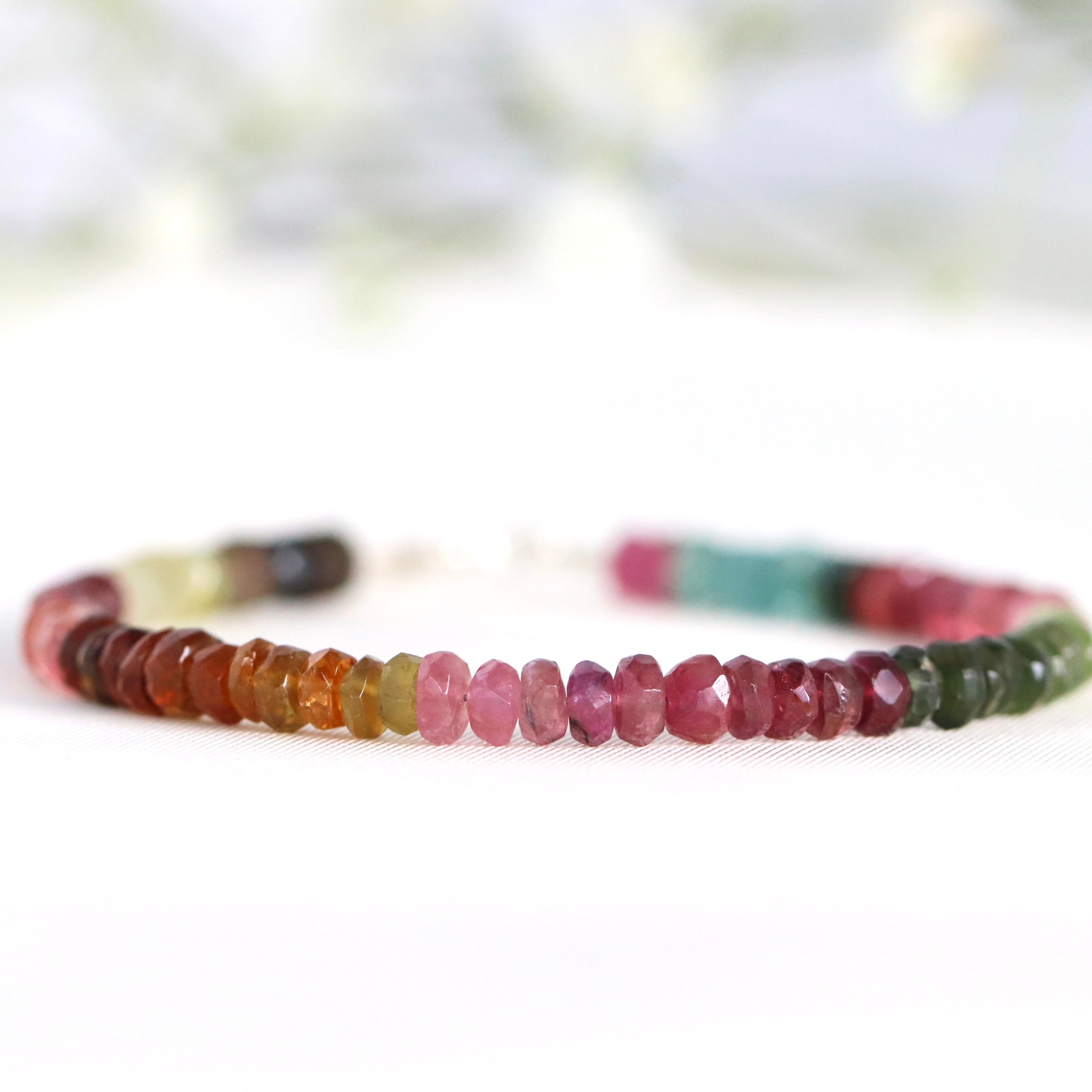 Multi Watermelon Tourmaline bracelet