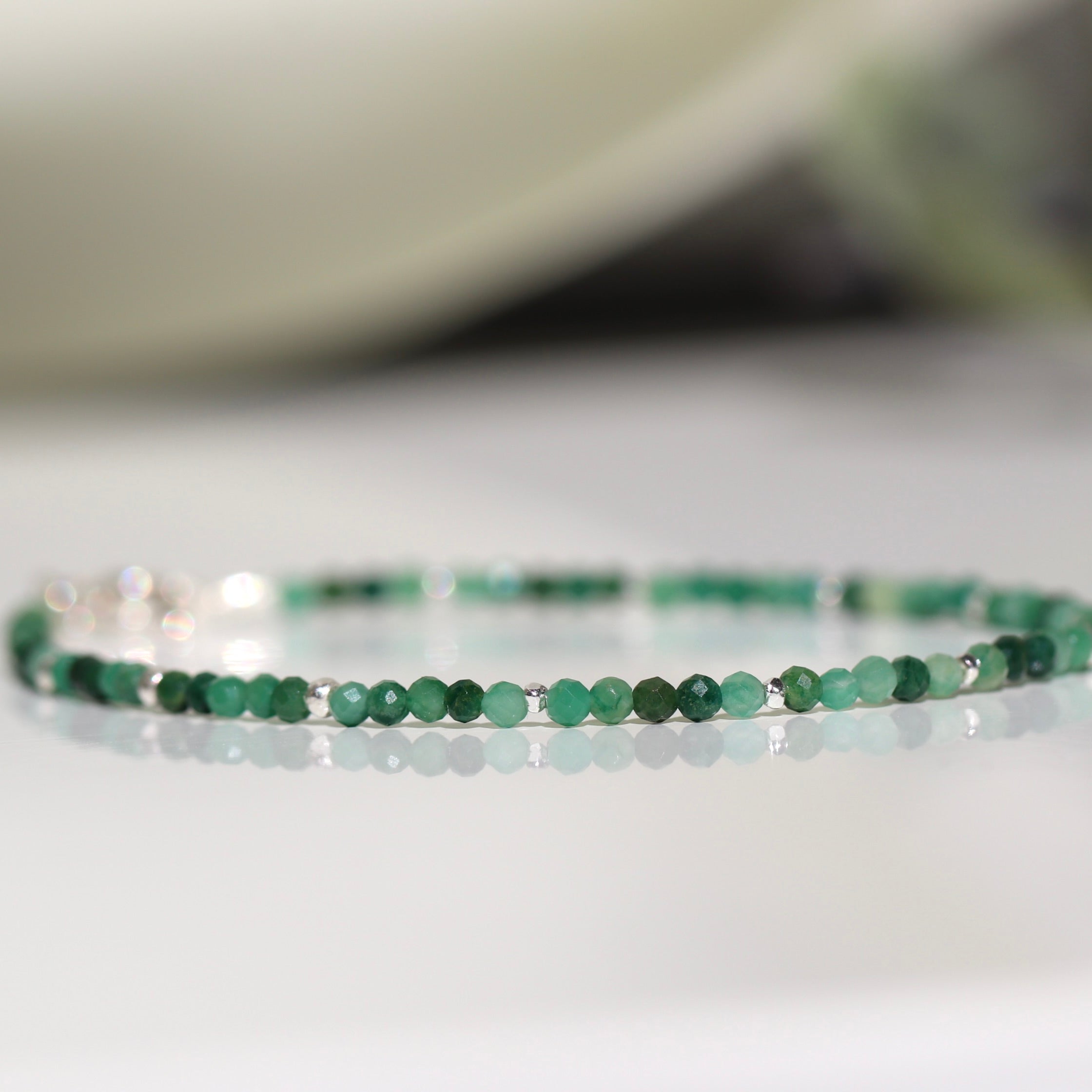 Oberia Jewelry African Jade bracelet