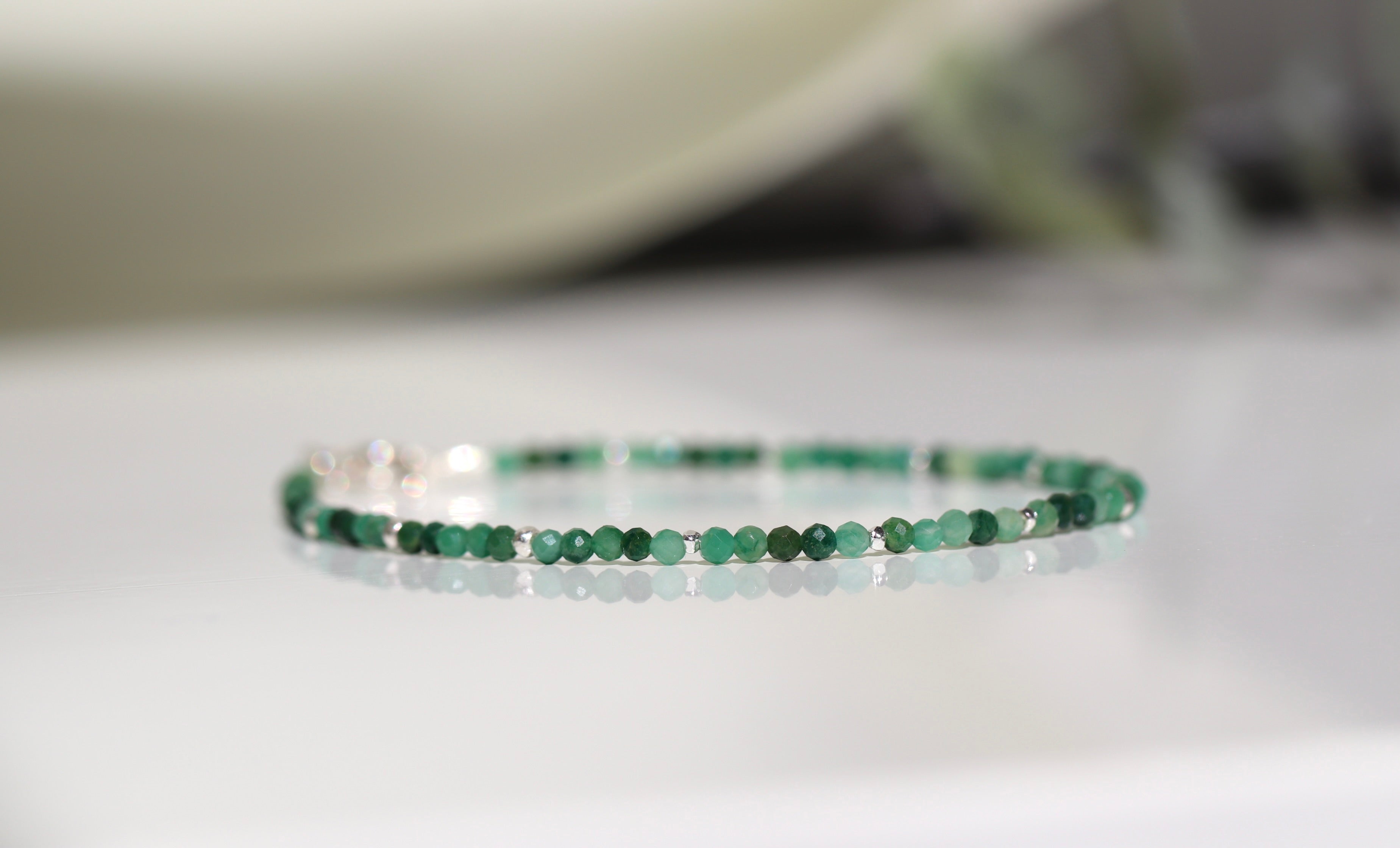 Oberia Jewelry African Jade bracelet