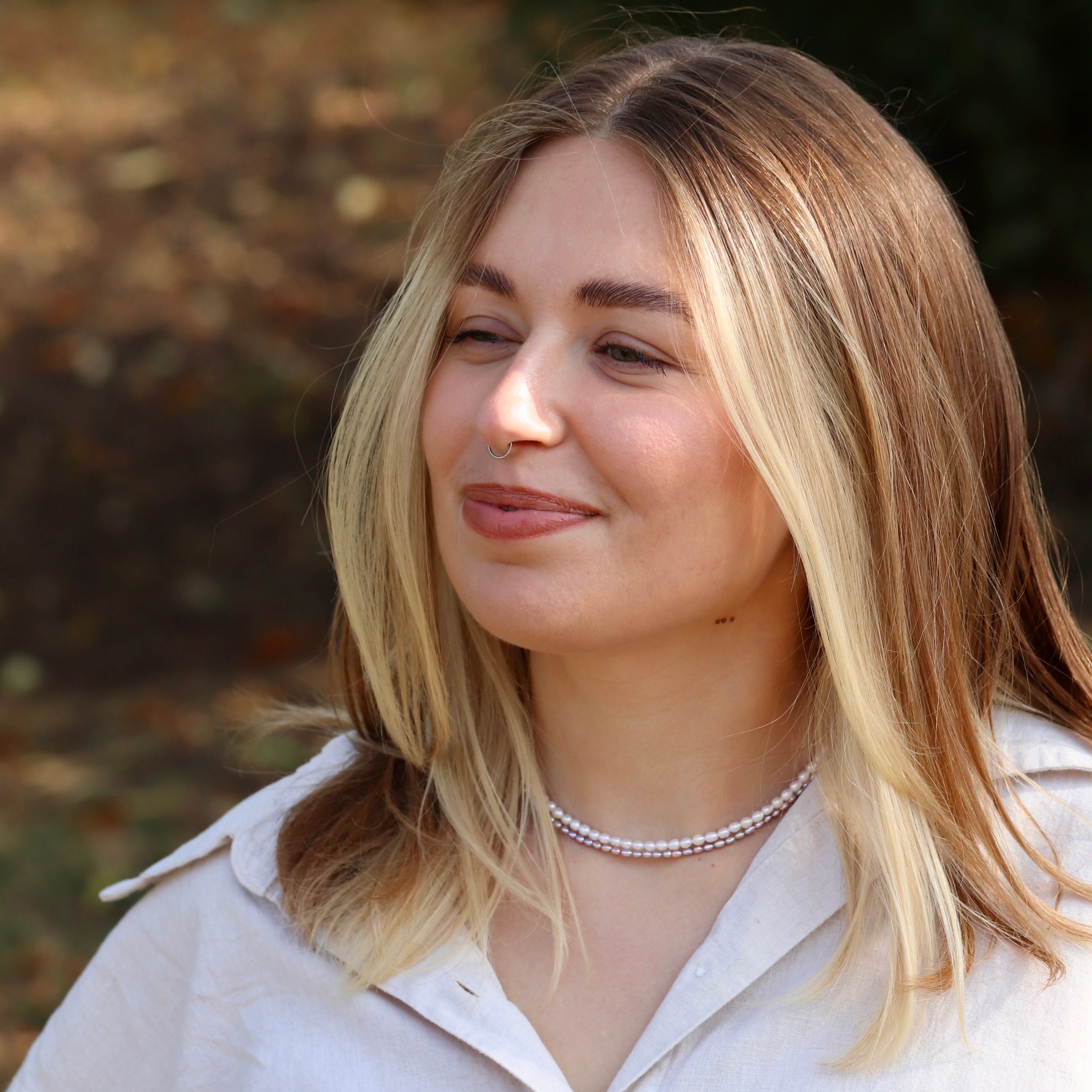 Oberia Jewelry dainty pearl necklace