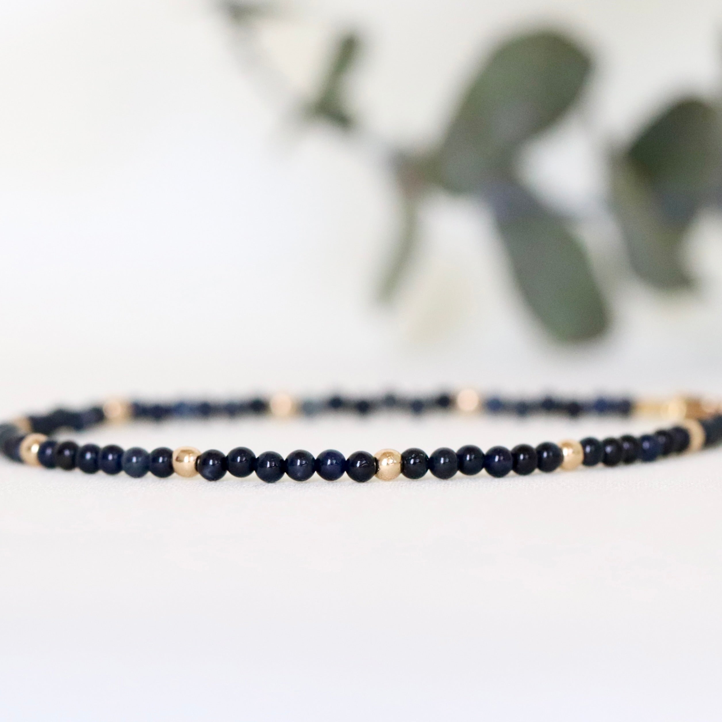 Oberia Jewelry dark blue Sapphire bracelet