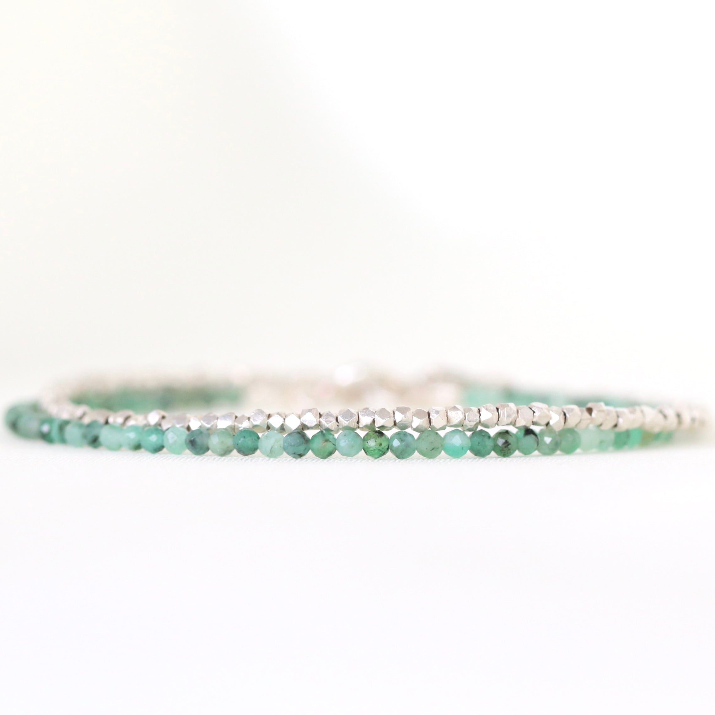 Oberia Jewelry Delicate Colombian Emerald bracelet