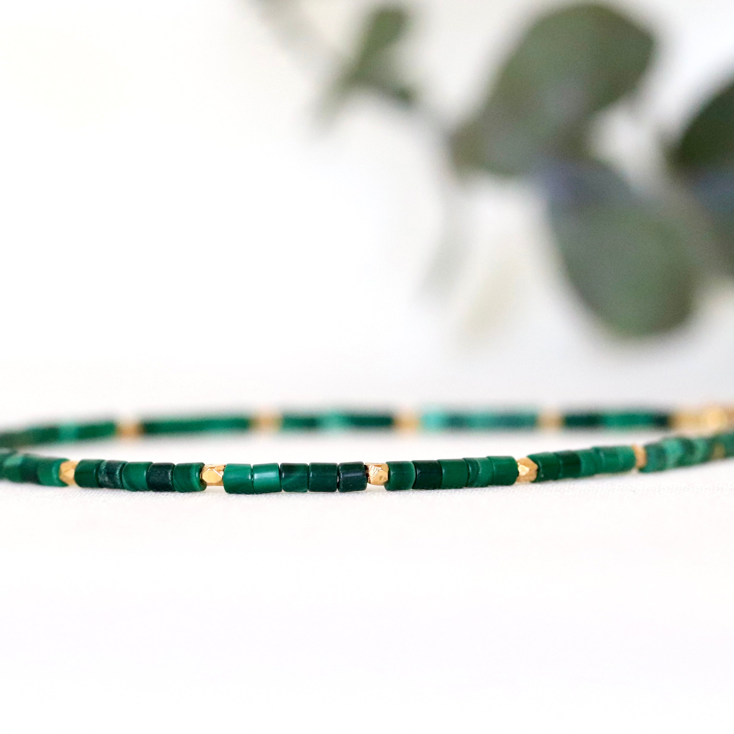 Oberia Jewelry Malachite bracelet, timeless design