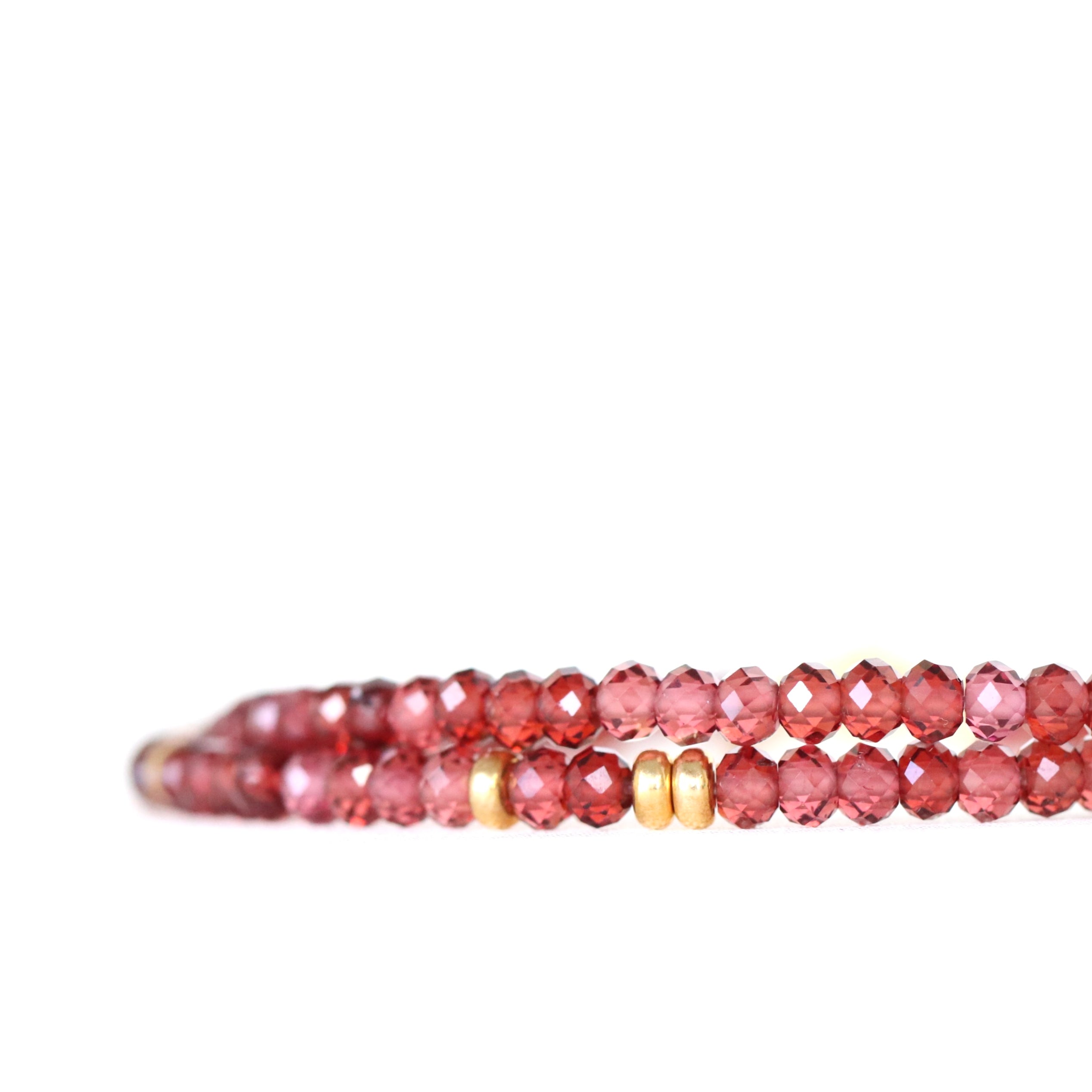 Oberia Jewelry Malaya Garnet 3mm bracelet