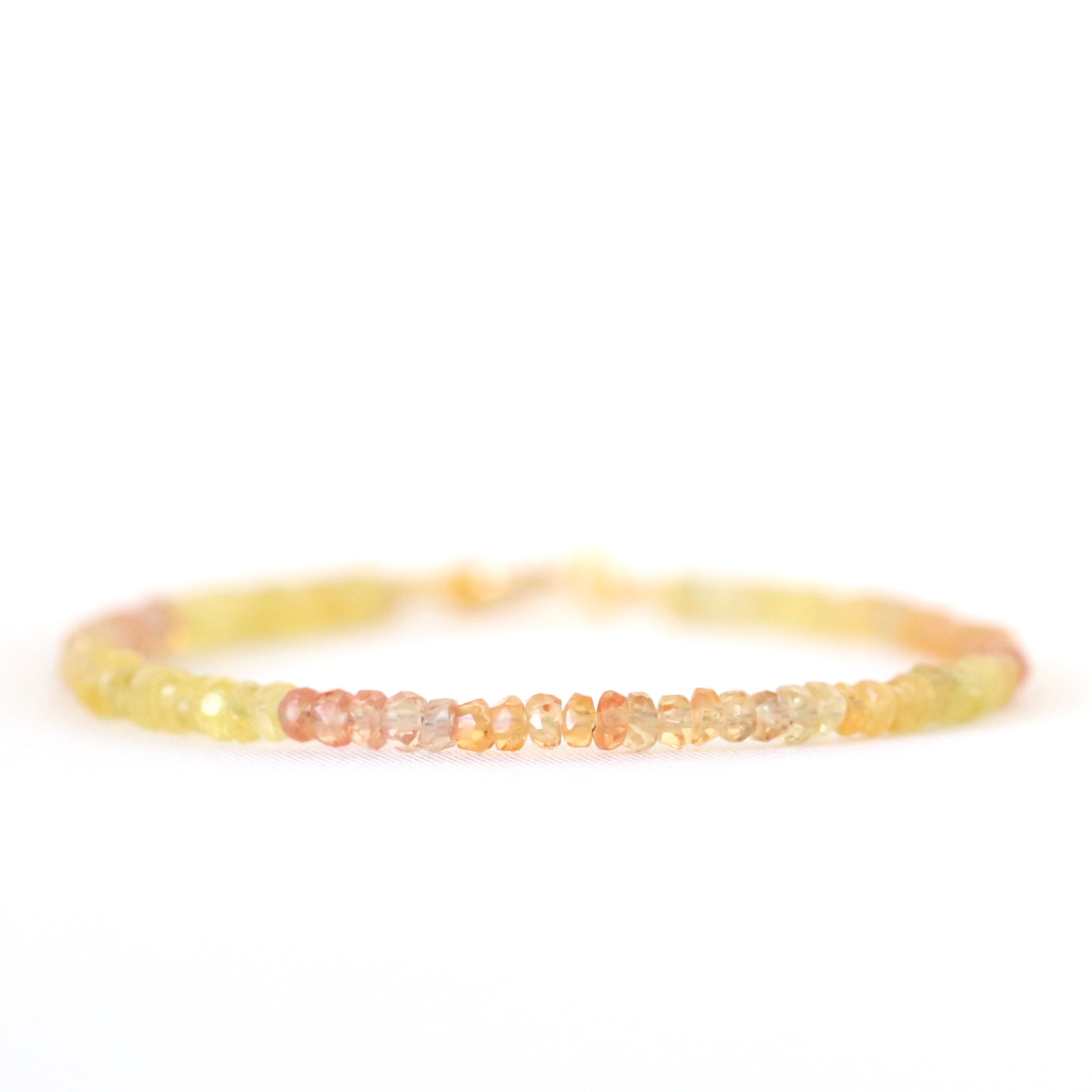 Oberia Jewelry Yellow Orange Sapphire bracelet