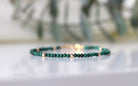 Oberia Jewelry malachite bracelet, modern and refined style