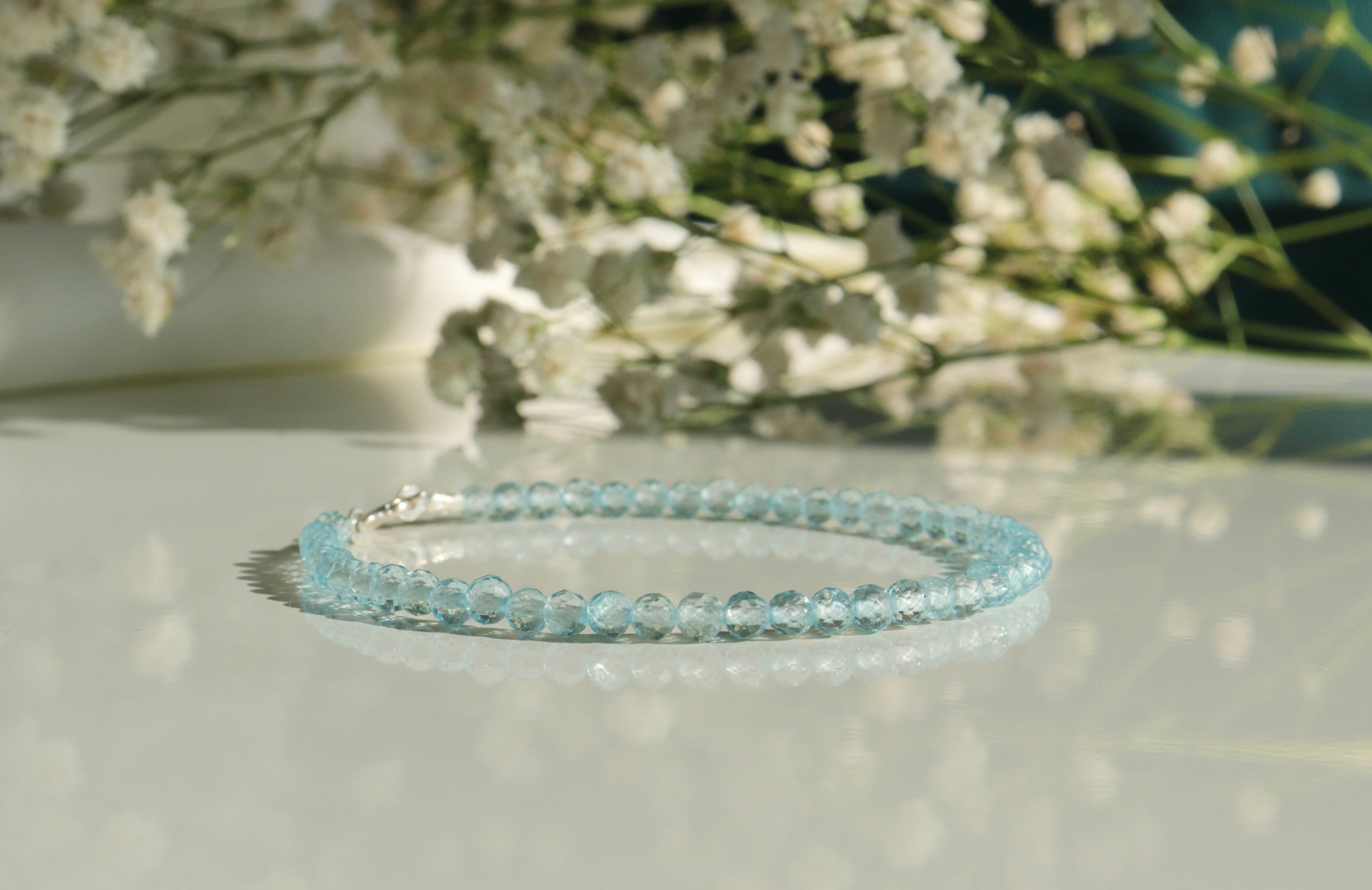 Blue Topaz bracelet by Oberia Jewelry