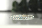 Blue Topaz bracelet with silver sparkling beads