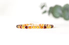 Dainty handmade Baltic Amber adjustable bracelet