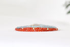 Dainty handmade Carnelian bracelet