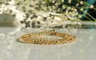 Dainty handmade Citrine bracelet