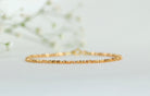 Dainty handmade gold Karen Hill Tribe bracelet