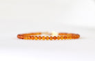 Dainty handmade Honey Baltic Amber bracelet