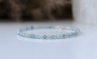 Dainty handmade Montana Sapphire bracelet