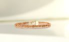Dainty handmade Spessartine Garnet bracelet