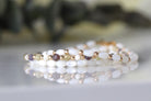 Dainty Mother of Pearl bracelet, elegant handcrafted jewelry with timeless charm