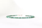 Delicate Colombian Emerald bracelet by Oberia Jewelry