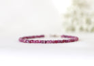 Delicate Ruby bracelet by Oberia Jewelry